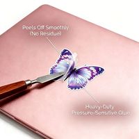 Autocollants personnalisés avec citations bibliques chrétiennes |   Autocollants en vinyle imperméables en forme de papillon pour la décoration de carnets, d'étuis d'ordinateur portable et de feuilles décoratives