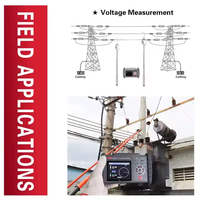 ES2080 Compteur de phase sans fil, Compteur de séquence de phase, Bâtons de phasage multifonctionnels, Détecteur de phase haute tension sans fil