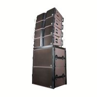 Sistema de Sonido Line Array KR210 con Dos Altavoces Pasivos de 10 Pulgadas, Subwoofer Profesional Line Array LA210 de 18 Pulgadas SB18 IIi para Grandes Escenarios