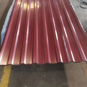 Galvanized <b>Steel</b> Roofing Sheet PPGI Color Coated <b>Galvalume</b> <b>Prepainted</b> <b>Corrugated</b> Sheets - Product Image 1
