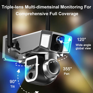 Wistino屋外4G/wifiソーラーセキュリティカメラシステムナイトビジョンフルカラーモーション検出アラーム低電力カメラ - Product Image 4