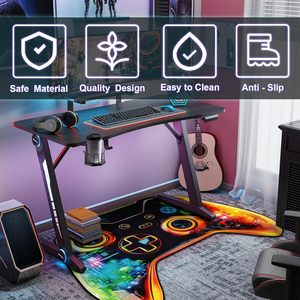 <span class=keywords><strong>Tapis</strong></span> de jeu 3D Design pour salle de <span class=keywords><strong>jeux</strong></span> vidéo, moderne, grand mini pour adolescents garçons filles, <span class=keywords><strong>chambre</strong></span> à coucher, salon, Aera - Product Image 4