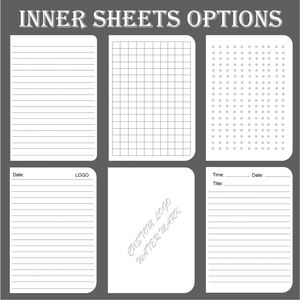 Cuaderno de Negocios A6/A5 de PU con Tapa Dura, Multicolor, Económico, al por Mayor, con Logotipo Personalizado, Portaplumas, Portátil, de PVC - Product Image 3