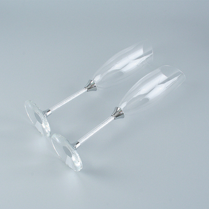 Llanta angular para copas de champán, copas de <span class=keywords><strong>vino</strong></span> de moda italiana de lujo, regalo de San Valentín o de boda - Product Image 5