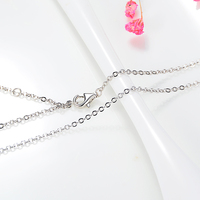 S925 Sterling Silver Non Fading Pendentif Étendu Chaîne Italienne Bijoux De Mode Hommes et Femmes Collier pour Pendentifs
