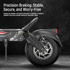 Scooter Eléctrico Plegable GT1 con Doble Motor sin Escobillas de 3000W*2, Velocidad de 116KM/H, Suspensión Completa, Batería de Litio Impermeable - Product Image 6