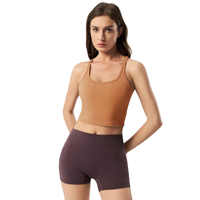 Haut de sport rembourré amovible pour femme, sans manches, soutien-gorge de sport pour la course, l'entraînement et les exercices athlétiques