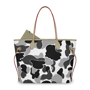 Bolso de Hombro de Moda con Bolsa Adicional para Mujer, Personalizado, con Estampado de Camuflaje, Bolso Tote de Gran Capacidad, Impresión Bajo Demanda, <span class=keywords><strong>1</strong></span> MOQ - Product Image 2