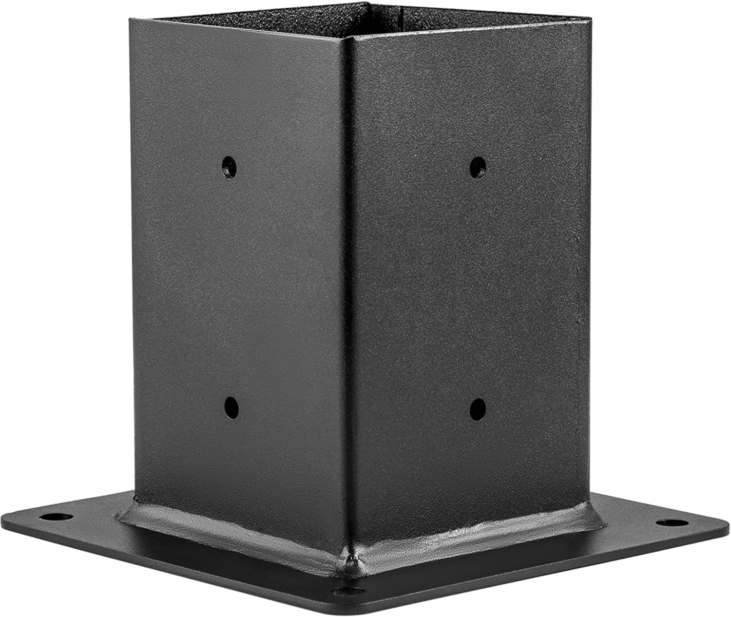 Сверхпрочные металлические черные Порошковые кронштейны, стойка для почтового ящика