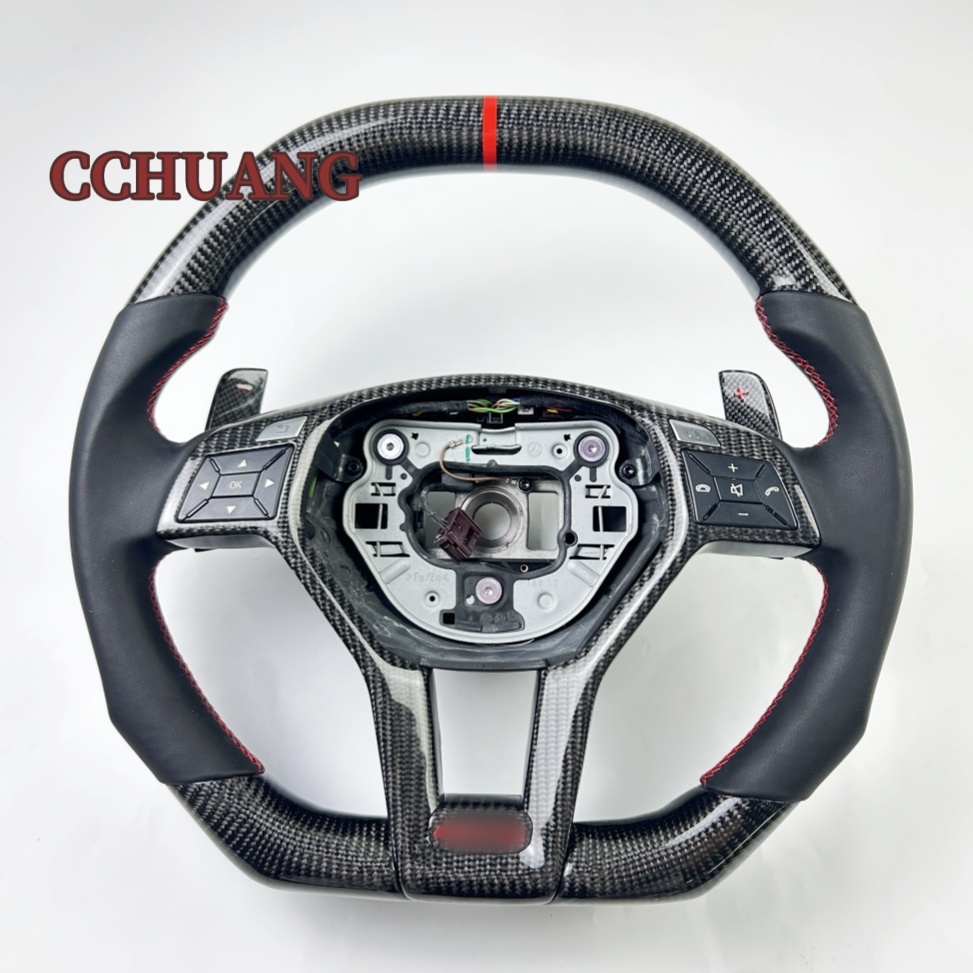 พวงมาลัยคาร์บอนไฟเบอร์ + แป้นเปลี่ยนเกียร์