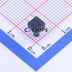 ST-1109-3-7 Tactile Switch Through hole Component (THT) Switch Single Pole Single Throw Round Button 2.5N Right Angle Insert - Product Image 2