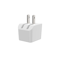 Chargeur mural USB 5V2.4A double port USB de voyage, adaptateur mobile pour téléphones Android et iPhone – Accessoires d'usine de Shenzhen