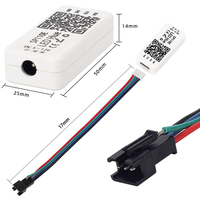 Richauto-télécommande RF 4 clés pour bande lumineuse LED RGB DC5-24V, dispositif de contrôle avec télécommande pour luminaires et Modules