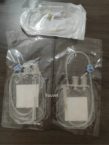 Bag-250ml darah sekali pakai Quadruple tiga ganda tunggal 350ml 450ml 500ml untuk hewan transfusi medis anjing untuk Diagnosis - Product Image 4