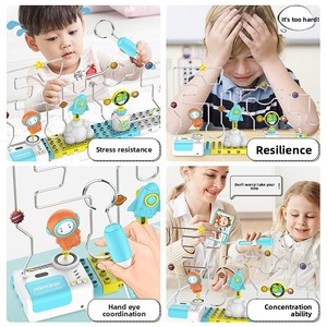 Labirinto Elettrico in Plastica, Giocattoli Educativi per Bambini, Allenamento della Concentrazione, Attività Campus, Giochi Interattivi e Stimolanti - Product Image 4