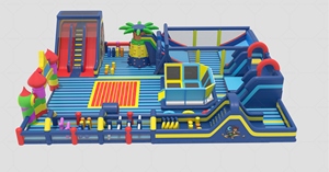 Grand trampoline gonflable pour une utilisation intérieure et extérieure, grand jeu de sport gonflable pour videur pour la famille - Product Image 3