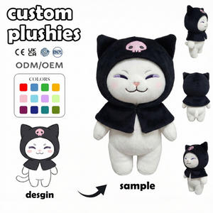 Juguetes de peluche personalizados al por mayor, muñecos de personajes humanos, llaveros, juguetes de ganchillo, perros, osos de peluche grandes, juguetes de peluche de <span class=keywords><strong>perro</strong></span> personalizados - Product Image 5