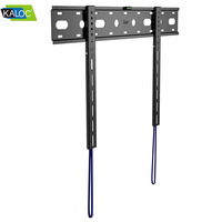 Support mural pour téléviseur Kaloc, super fin, fixe, pour moniteur de camping-car, compatible avec les téléviseurs LED/LCD de 40 à 75 pouces, pivotant