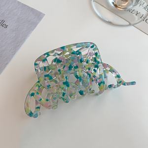 Style coréen 8.5cm acétate cheveux griffe haut de gamme Niche Design accessoire de cheveux pour <span class=keywords><strong>chignon</strong></span> nouvelle pince <span class=keywords><strong>à</strong></span> cheveux <span class=keywords><strong>à</strong></span> l'arrière de la tête - Product Image 6