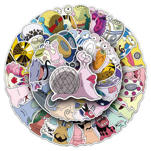 50 Pegatinas Divertidas de Vinilo HD con Diseño de Dibujos Animados de <span class=keywords><strong>Den</strong></span> <span class=keywords><strong>Den</strong></span> Mushi para Cajas de Almacenamiento - Product Image 6