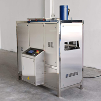 Machine industrielle automatique de fabrication de blocs de glace sèche, presse à briques de CO2 solide pour la production de glace sèche