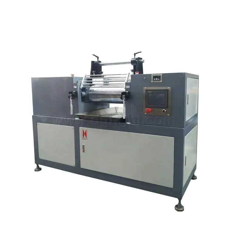 Touch Screen Lab Two Roll Mill Customizable Rubber Plastic Open Mixing Mill Machine Price