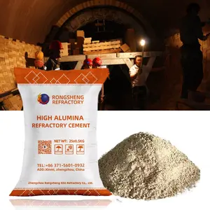Heat Resistant Refractory Fire Cement High Alumina Cement High temperature ciment refractory