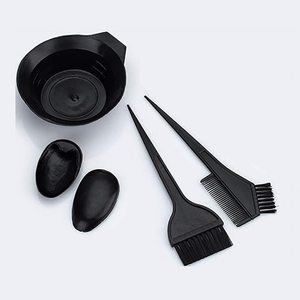 2025 Vinnie nueva llegada salón para teñir el cabello tazón mezclador cepillo peine Kit Set 5 unids/set herramientas de tintado de plástico salones de peluquería - Product Image 1