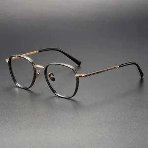 CS-M3101 cadre de lunettes optiques en titane de haute qualité 100% lunettes optiques en titane pour dames lunettes de Prescription