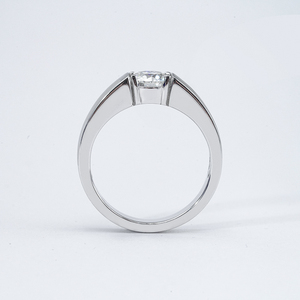 Anillo de Hombre con Piedra Moissanita Starsgem, Plata S925, Color DEF, VVS, Anillo de Compromiso de Plata con Moissanita - Product Image 4