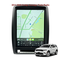 Lecteur multimédia Android Carplay Radio pour Dodge Durango Str 2011 2012 2013 2020 Tesla Style Vertical Screen GPS Navigation