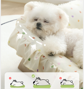 Toptan sevimli prenses tasarım küçük köpek evi çıkarılabilir yıkanabilir Pet yatak tüm sezon köpek kulübesi Pet malzemeleri - Product Image 5