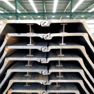 Palplanches en acier de type Z robustes, en forme de U, épaisses, à emboîtement, pour quai de sec et mur de soutènement permanent - Product Image 5