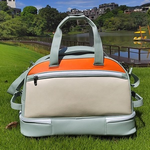 Bolsa de Golf Impermeable de PU con Logotipo Personalizado, Cierre de Cremallera, Compartimento Separado para Zapatos, 42x32x16cm, Limpieza en Seco, Equipo Deportivo para Hombre y Mujer - Product Image 2