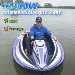 Kart Acuático Comercial de 15000W para Adultos y Adolescentes, Kart Acuático de Alquiler de un Solo Asiento, Derrape y Entretenimiento, Alta Velocidad, HDPE - Product Image 5