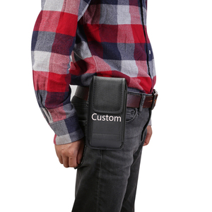 Fct Bán Buôn Người Đàn Ông Của Điện Thoại Không Thấm Nước Túi Phổ Da Trường Hợp Với Vành Đai Clip Bao Da Và Eo Túi Phong Cách Và Thực Tế - Product Image 2