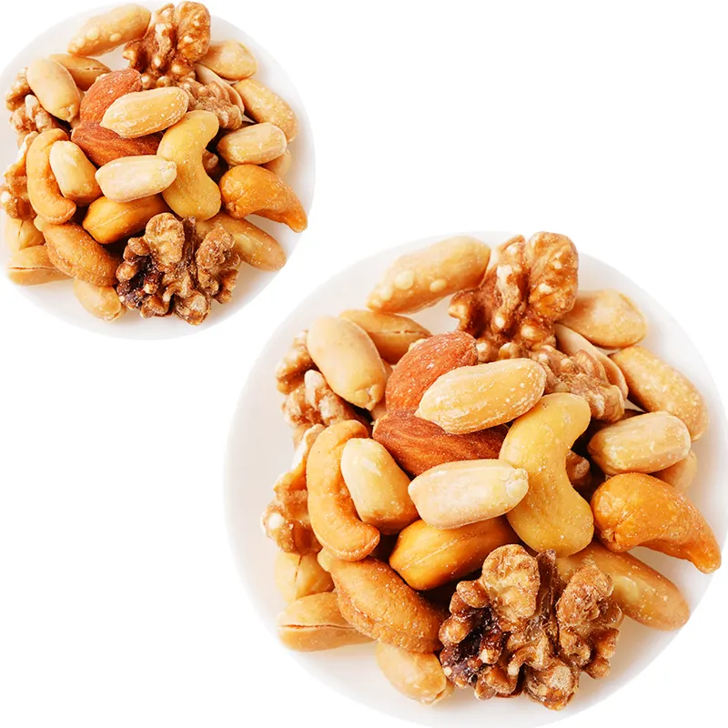 High Protein Nutritious Dried Salted Coated Cashews Leisure Snacks Carton Cashew Nuts Hard Baked Sweet Shandong China Mixed Nuts