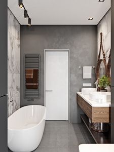 Baño de montaje en pared de hormigón de tocador al por mayor - Product Image 3