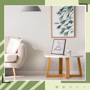 Support de Présentation Pliable <span class=keywords><strong>Portable</strong></span> en Acrylique de 8 Pouces avec Base Carrée Transparente pour <span class=keywords><strong>Table</strong></span> et Bureau à Domicile - Product Image 6