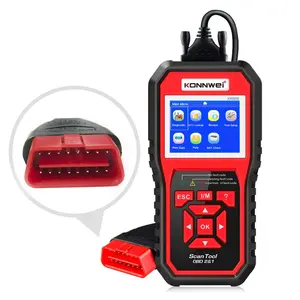 Konnwei scanner automotriz kw850, máquina de diagnóstico automotivo para veículos 12v obd2 eobd