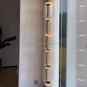 Thời Trang Rõ Ràng Glass Đèn Hiện Đại Sang Trọng Khách Sạn Trang Trí Nội Thất LED Mặt Dây Chuyền Đèn Cho Phòng Khách Trang Trí Nội Thất Đèn Chùm Thủy Tinh Đèn - Product Image 6