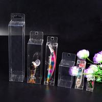 Boîte cadeau en acétate transparente, emballage en PET, boîte en vinyle transparent, emballage en PVC, boîtes en plastique