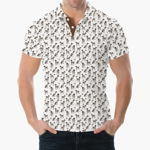 Camiseta de Polo Deportiva de Golf de Alta Calidad con Logotipo Personalizado OEM, 80% Poliéster, 20% Elastano, para Hombre - Product Image 2