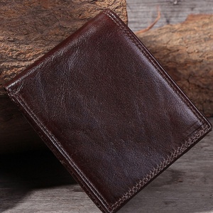 2021 Genuine Leather Durable Luxury Men's Slim <b>Wallet</b> <b>RFID</b> <b>Blocking</b> Animal Prints Short Vintage Open Closure for Horizontal - Product Image 5