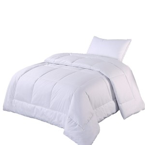 Edredón Blanco de Algodón para Hotel o Casa de Huéspedes, Relleno de Fibra de Poliéster de Siete Orificios, Lavable a Máquina, para Todas las Temporadas - Product Image 1