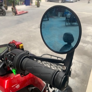 Rétroviseurs Ronds en Verre Bleu pour Piaggio Vespa GTS Sprint Primavera 150 300 125 <span class=keywords><strong>250</strong></span> LX <span class=keywords><strong>Gilera</strong></span> - Product Image 2