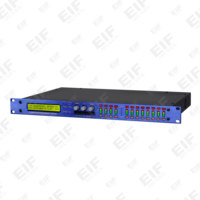 Processeur audio USB Xta DP448 4x8 canaux avec connecteurs XLR pour KTV, karaoké, diffusion en direct, contrôle du volume et fonction de sourdine