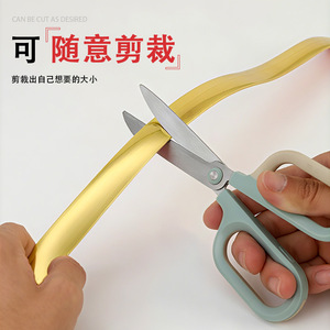 Zhisheng Self Adhesive <b>Edge</b> Banding Strip 0.4 3 Mm Gold PVC <b>Decorative</b> Trim For Furniture Mirror Cabinet Frame - Product Image 4