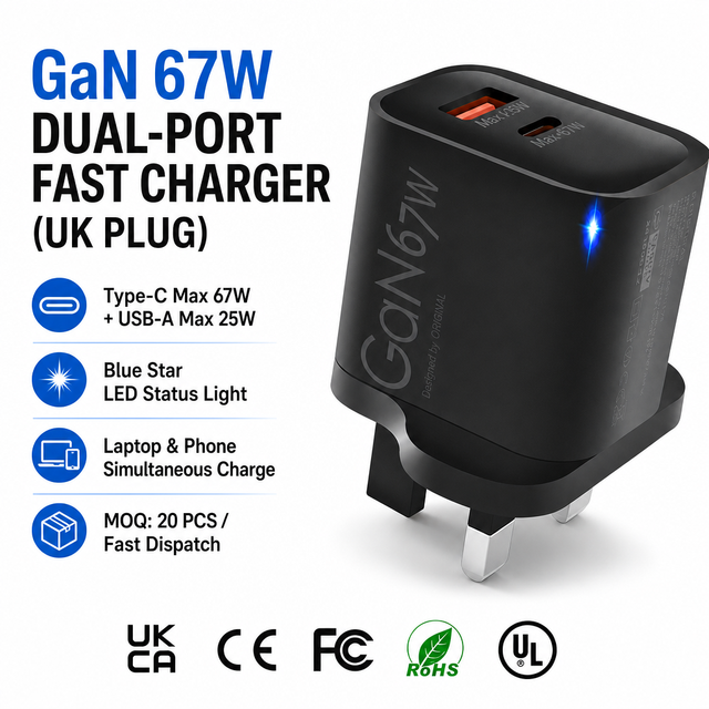 35W PD PPS QC3.0 2 Port Wall Charger USB C USB a US EU UK Plug Versions Free Logo Mobile Phone Smart Watch Wholesale OEM
