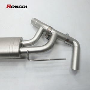 วาล์วทรอนิกส์แคทแบคสำหรับ BMW X5 M40i G05 3.0T ปี 2019-2025 ท่อไอเสียสแตนเลสพร้อมปลายท่อคาร์บอนสีดำ - Product Image 4